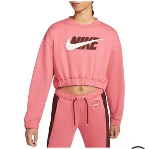 Nike Women's Sportswear Icon Clash Oversized Fleece Crewneck Sweatshirt